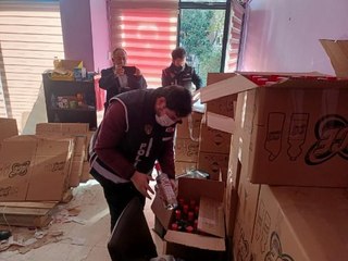 KARTAL'DA YILBAŞI ÖNCESİ SAHTE İÇKİ OPERASYONU