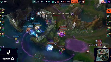 Elyoya robando el Nashor a Fnatic