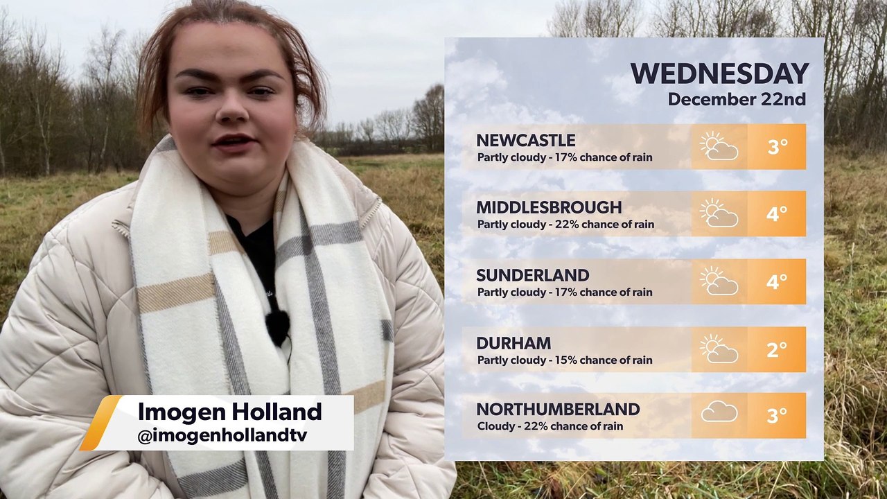Watch: Your latest North East weather forecast...