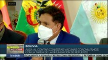 Bolivia recibe un millón de vacunas AstraZeneca donadas por Argentina