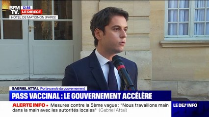 Gabriel Attal: "Si le virus accélère, nous accélérons aussi" sur la campagne de vaccination