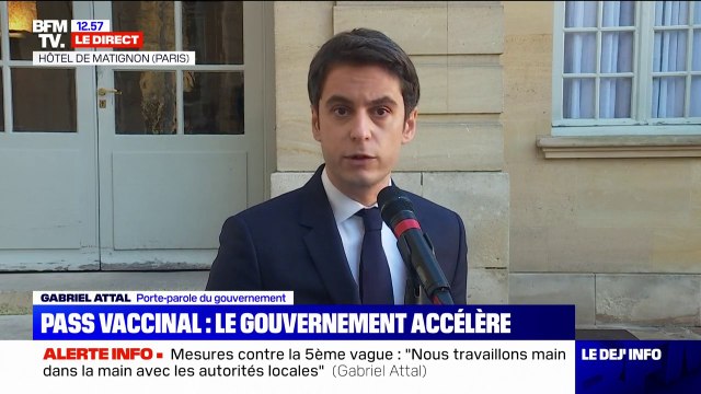Gabriel Attal: La campagne de rappel avance à une cadence jamais atteinte, nous battons des records