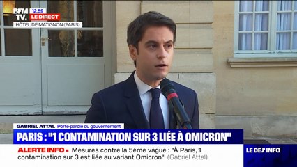 Gabriel Attal: "Accélérer c'est aussi mettre en place le pass vaccinal sans attendre"
