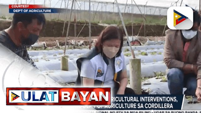 Turnover Ceremony ng Agricultural Interventions, isinagawa ng Dep’t of Agriculture sa Cordillera - Mga estudyante sa Bataan, nakatanggap ng tulong pinansyal mula sa LGU - NHA, nagsagawa ng relocation activity sa San Ildefonso, Bulacan