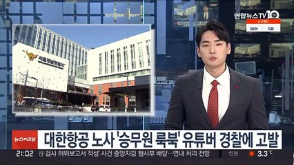 대한항공 노사 '승무원 룩북' 유튜버 경찰에 고발