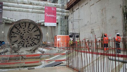 Métro du Grand Paris: le tunnel de la ligne 15 Sud creusé