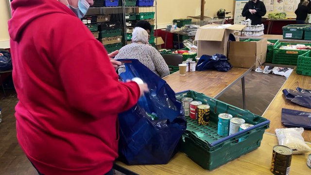 A look behind the scenes of the West End Food bank