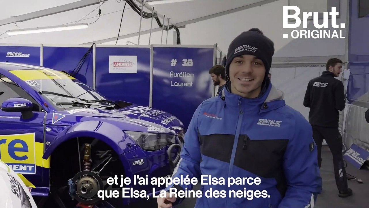 Avec le pilote Dorian Boccolacci sur la glace au Trophée Andros