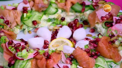 سلمون مدخن الكريسماس | نورا السادات