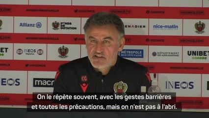 Nice - Galtier : "On ne passera pas à travers cette vague"