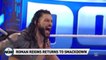 Roman Reigns returns to SmackDown as Brock Lesnar looms large_ WWE Now, Dec. 17, 2021 ( 720 X 1280 )