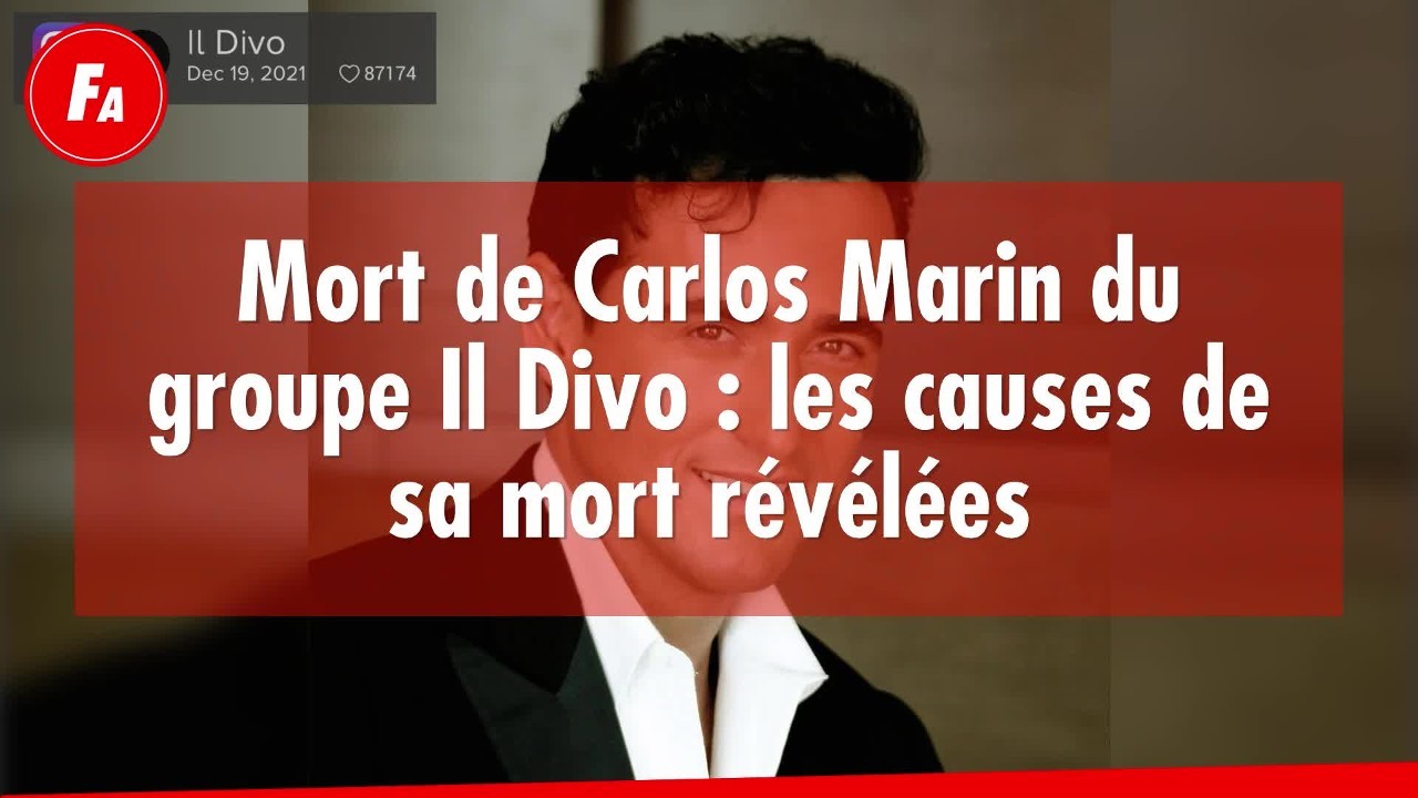 Qu Est Devenu Le Groupe Il Divo Mort de Carlos Marin du groupe Il Divo : la cause de son décès révélée :  Femme Actuelle Le MAG