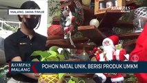 Unik!! Di Kota Malang Ada Pohon Natal Dari Produk UMKM