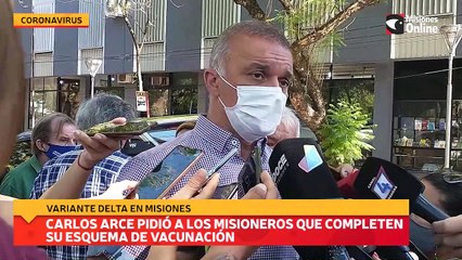 Download Video: Carlos Arce pidió a los misioneros que completen su esquema de vacunación