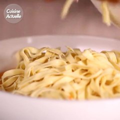 CUISINE ACTUELLE - Tagliatelles au potiron feta