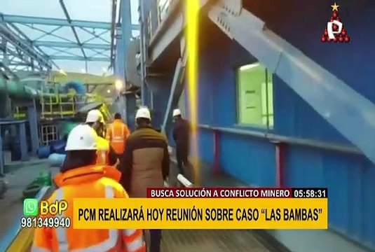 Las Bambas: PCM y comunidad de Chumbivilcas se reúnen hoy para buscar solución al conflicto minero