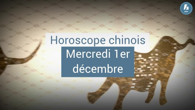 FEMME ACTUELLE - Horoscope chinois du jour, Chèvre d'Eau, du mercredi 1er décembre 2021