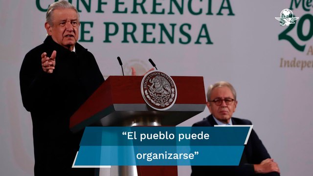 Si el INE no puede, consulta de revocación de mandato la puede hacer el pueblo: AMLO