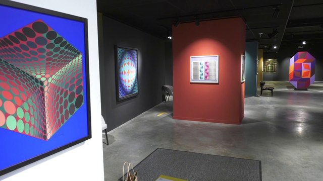 Vasarely, art et industrie, une exposition du FIAA