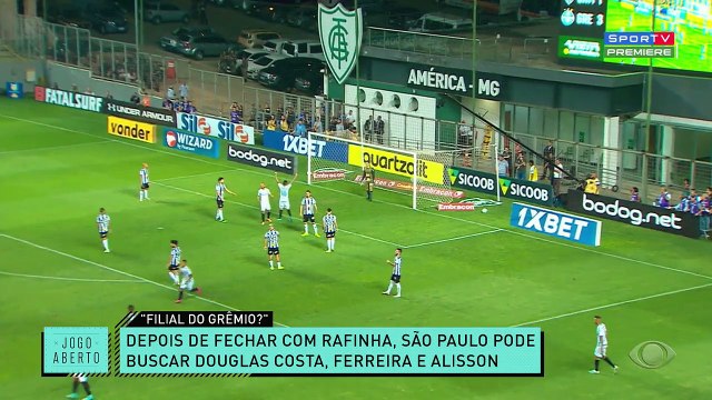 Já pensou um pacotão do Tricolor Gaúcho para o Tricolor Paulista? Parece que o São Paulo tá de olho em Douglas Costa e Alisson, depois de acertar com Rafinha...#JogoAberto