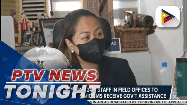 DSWD assures aid being distributed to all provinces affected by Typhoon 'Odette' | via Eunice Samonte