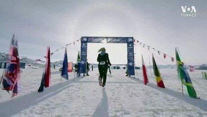 Antarktika Buz Maratonu’nda Kadınlarda Yeni Bir Rekor Kırıldı