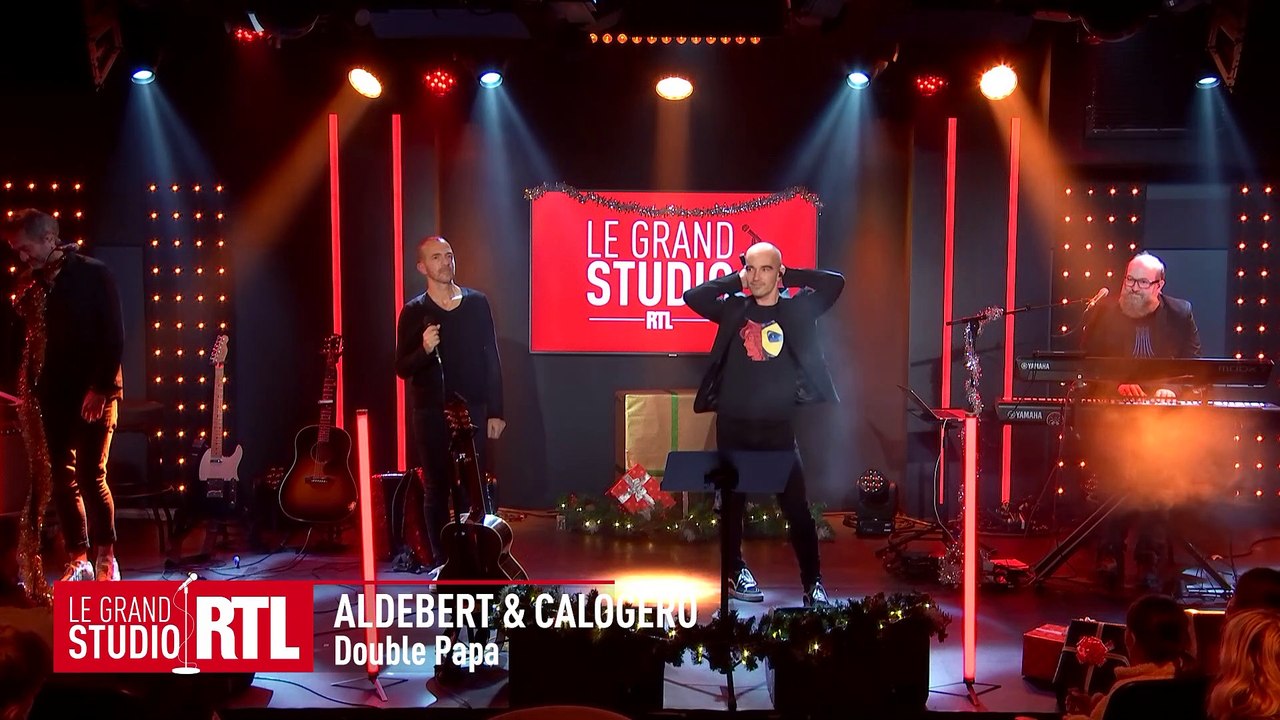 Aldebert & Calogero interprètent "Double Papa" en duo dans "Le Grand Studio RTL"