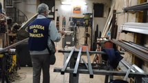 Palermo - Sequestrata officina metallurgica abusiva (21.12.21)
