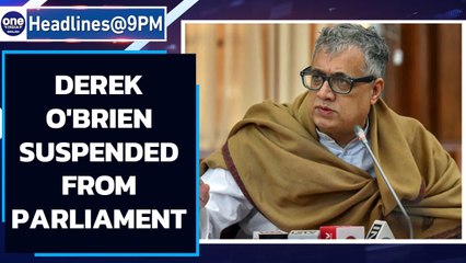 Download Video: Trinamool Rajya Sabha MP Derek O'Brien suspended from Rajya Sabha | Oneindia News