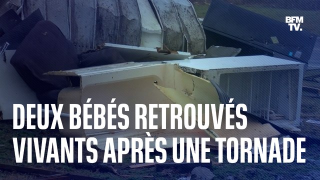 Aux États-Unis, deux bébés ont été retrouvés vivants dans une baignoire après le passage d'une tornade