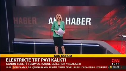 Son dakika... Elektrik faturalarında TRT payı kaldırıldı