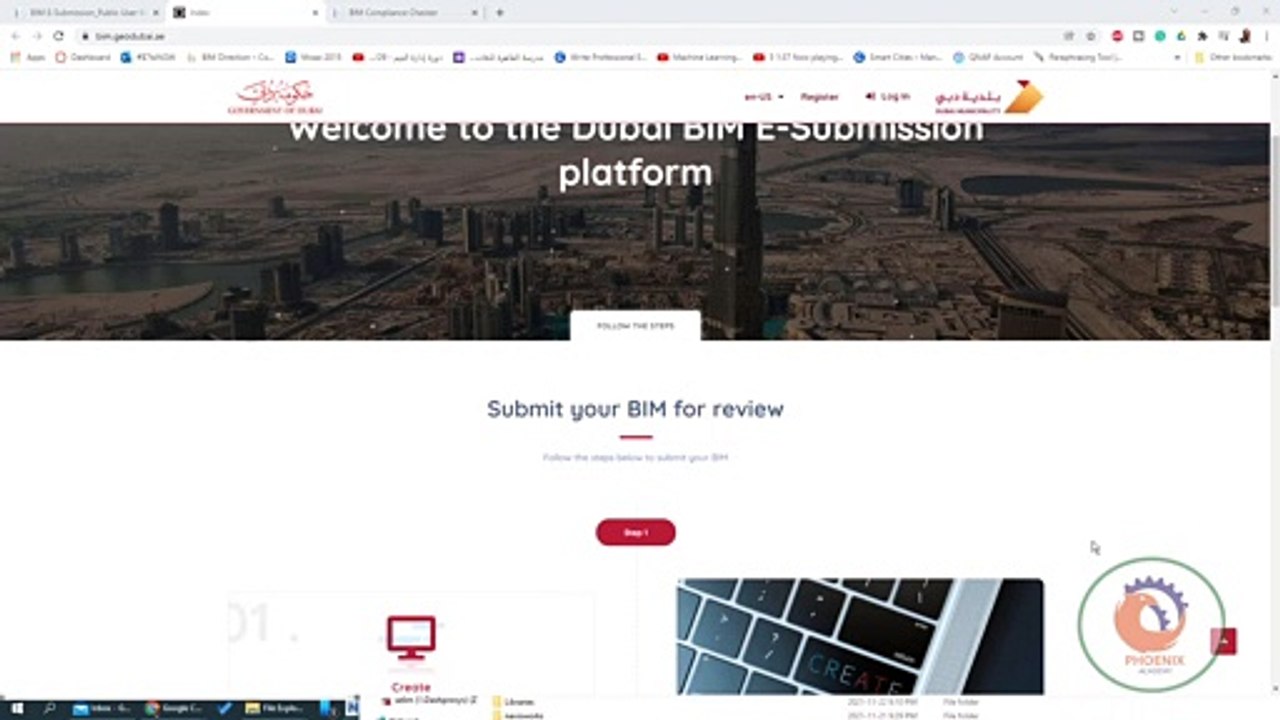 Welcome to the Dubai BIM E-Submission platform مرحبًا بكم في منصة التقديم الإلكتروني في دبي BIM