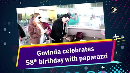 Govinda celebrates 58th birthday with paparazzi