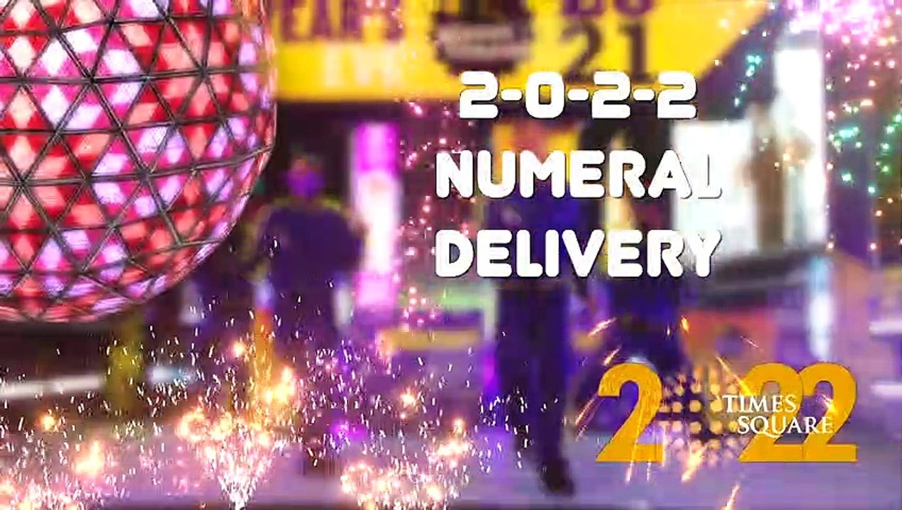 Times Square New Year's Eve 2022 Numeral Delivery