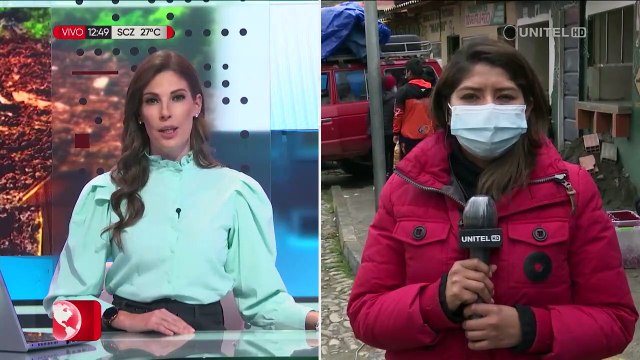 Derrumbes afectan varios sectores en la carretera a los Yungas