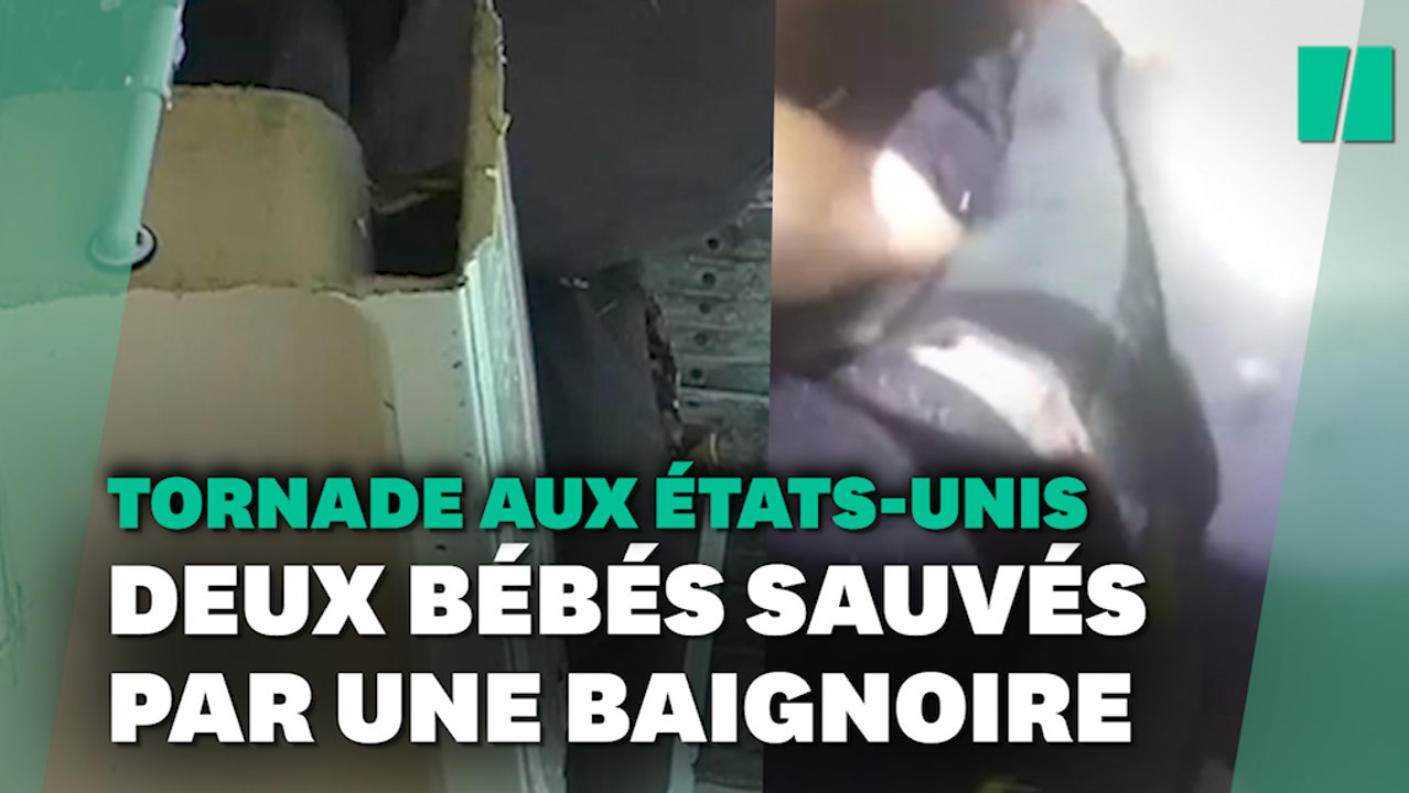 Au Kentucky, les images incroyables de ces bébés rescapés de la tornade trouvés dans une baignoire