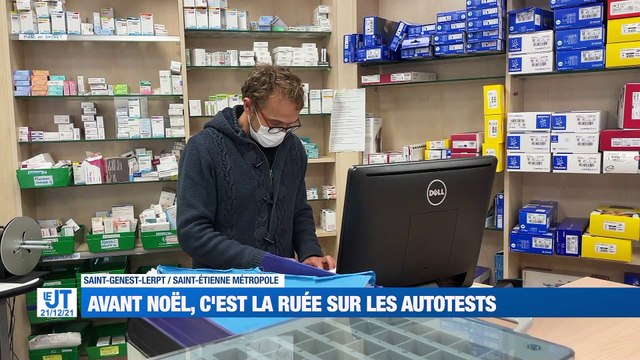 À la UNE : le rush sur les autotests dans les pharmacies / La Gendarmerie alerte les élus locaux par SMS / Du jus brut de pomme dans le Pilat / Et puis les illuminations de Jean-Claude Charvolin à Chazelles/Lyon.