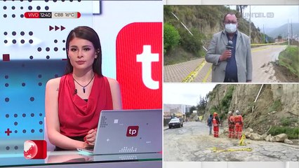 Deslizamientos en La Paz a causa de las lluvias