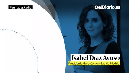Ayuso: "En los centros de salud hay tensión, algunos cuelgan sus pancartas y no todos quieren trabajar y arrimar el hombro"