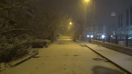 Yoğun kar yağışı etkili oldu