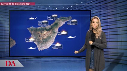 La previsión del tiempo en Canarias para el 23 de diciembre