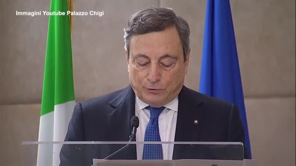 Covid, Draghi: "Anni molto difficili, ma l'Italia ha saputo reagire"