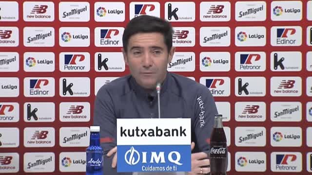 Marcelino: Los futbolistas dicen que me falta dirigir un partido con el Real Madrid en San Mamés