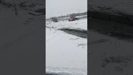 Drivers Collide with Each Other and Traffic Barrels