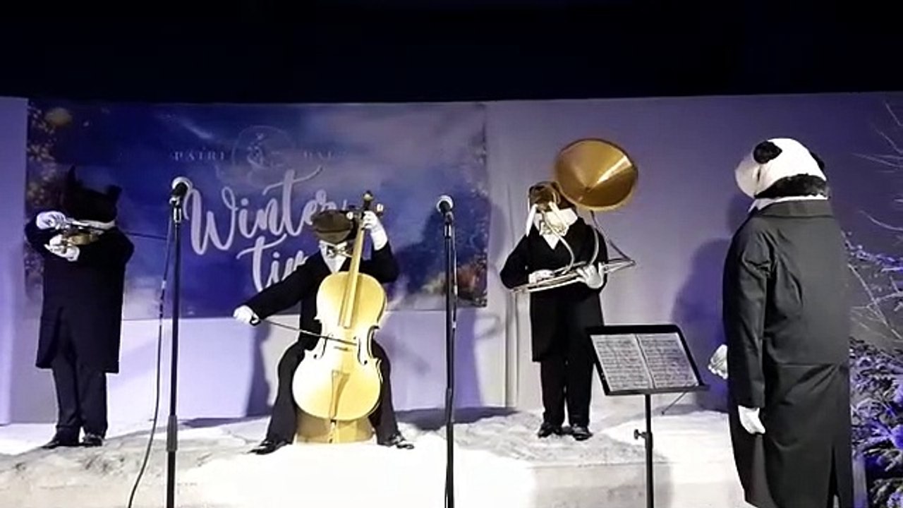 Concert d'animaux automates à Pairi Daiza