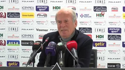 Mustafa Denizli: "Bu maç berabere bitse üzülürüm diye düşündüğüm anda maçı kaybettik"