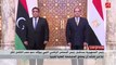 رئيس الجمهورية يستقبل رئيس المجلس الرئاسي الليبي ويؤكد دعم مصر الكامل لمصلحة ليبيا العليا