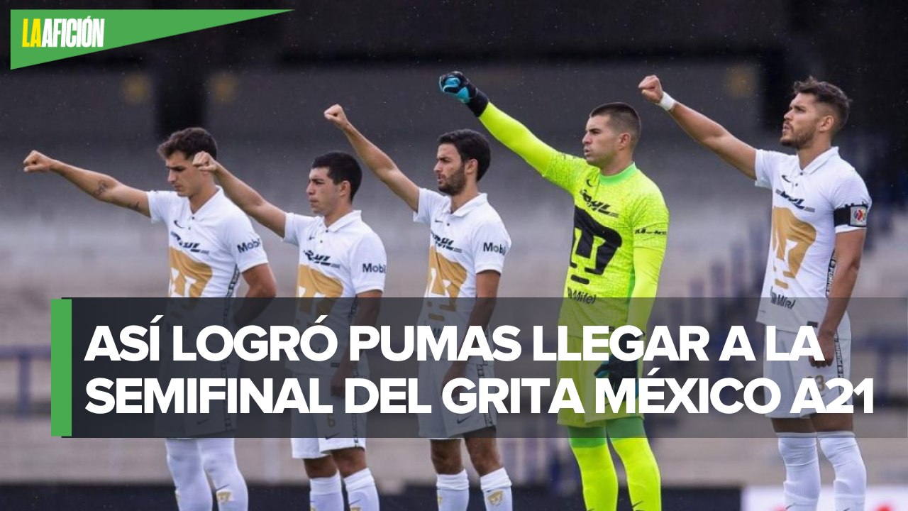 Pumas escaló desde el fondo en el Grita México A 2021