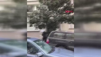 ŞİŞLİ'DE KISA SÜRELİ KAR YAĞIŞI