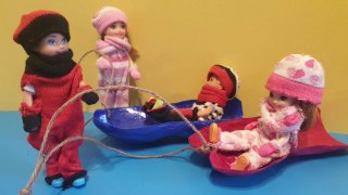 DIY Barbie Doll Sleigh from a Recycling Plastic Bottle - Doll Toy DIY